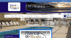 Desktop Screenshot of maresdosulhotel.com.br